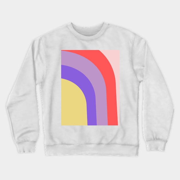 Boho rainbow pattern Crewneck Sweatshirt by Word and Saying